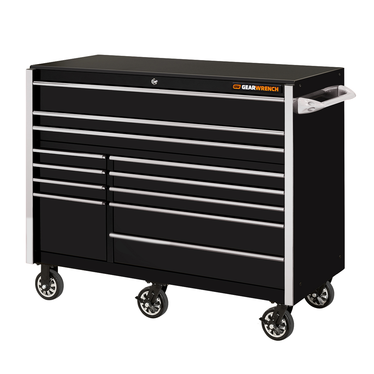 n- used toolboxGEARWRENCH GW Series 55x 25 12 Drawers Roller Cabinet by Extreme Toolsn-