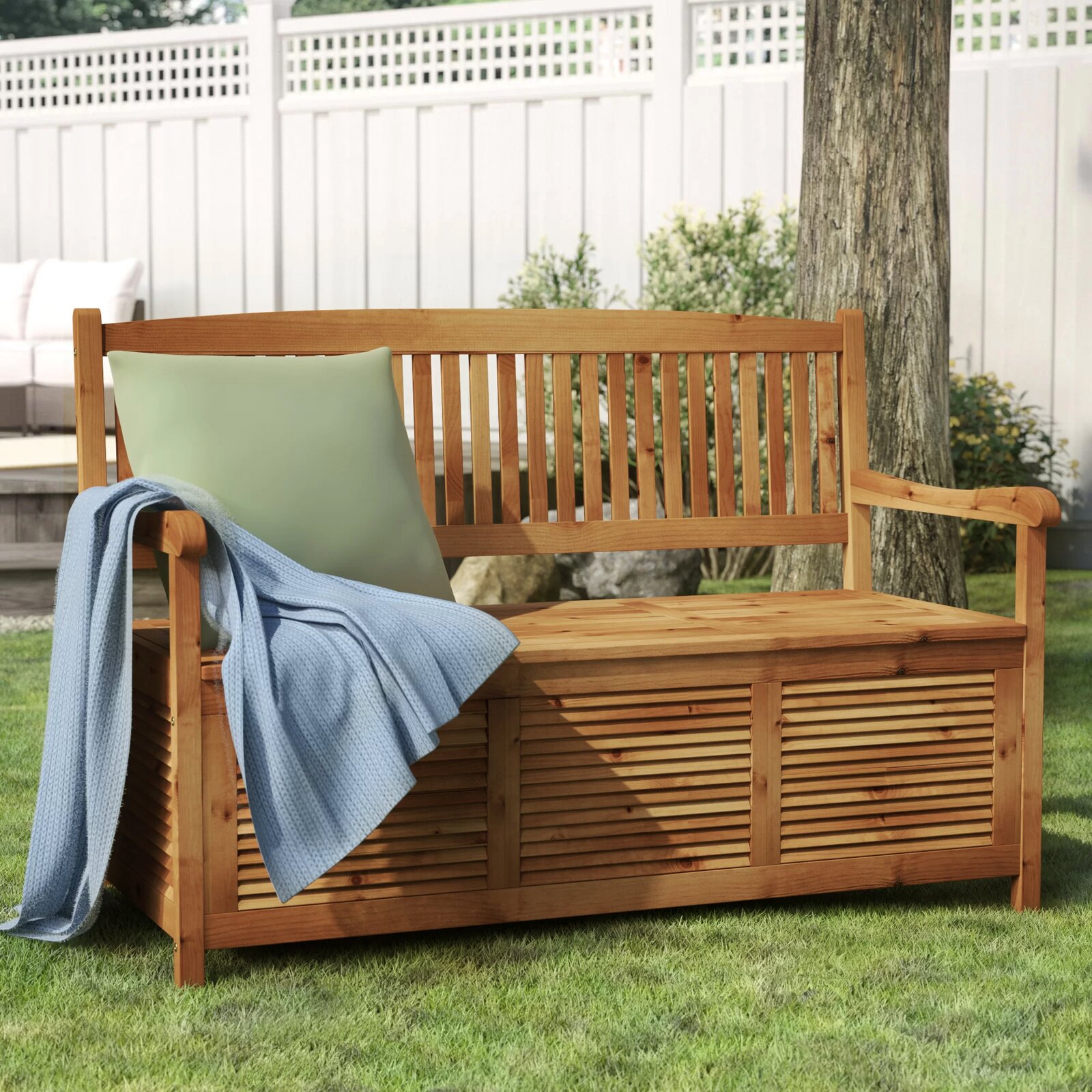 【Storage Shed】Wooden Storage Bench