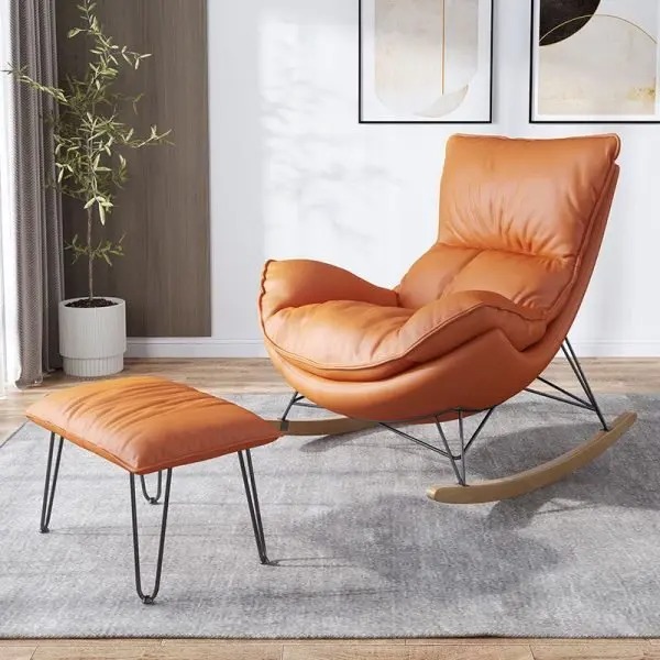 【Furniture】Rocking chair recliner sofa