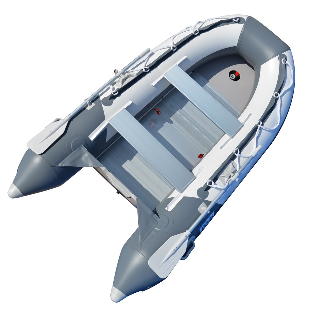 【Sports&Outdoors】10.8 ft Inflatable Boat Inflatable Rafting Fishing Dinghy Tender Pontoon Boat